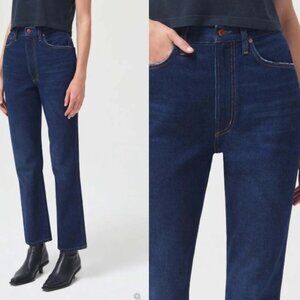 Agolde Pinch Waist Kick Flare Jeans in Radio NEW